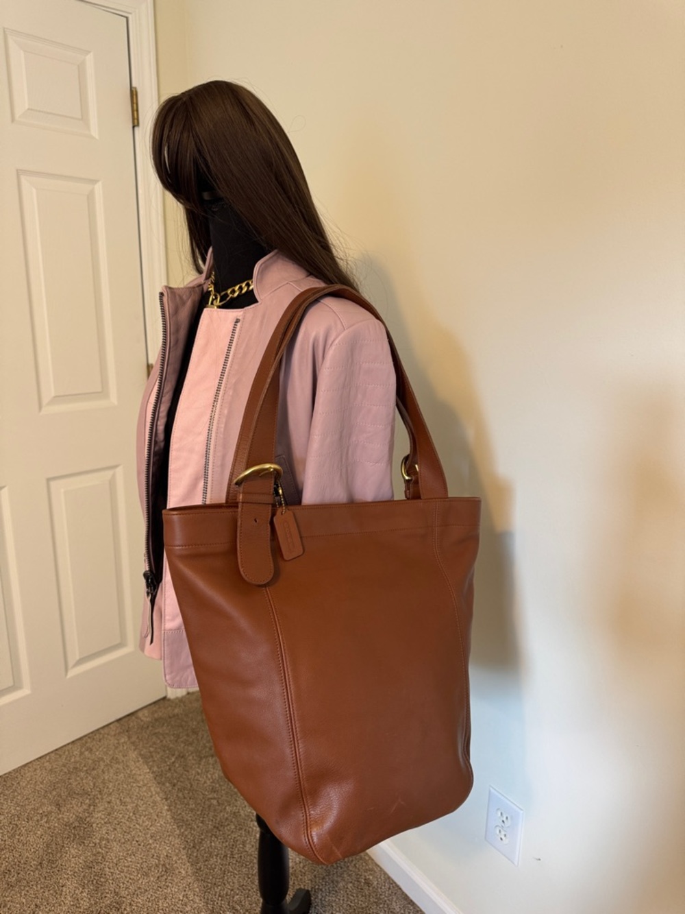 Vintage Coach Soho XL Brown Leather Tote bag Model 4082 - Picture 10 of 10